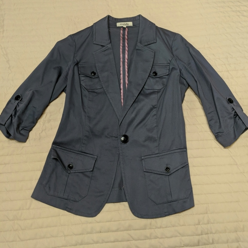 Gray blazer